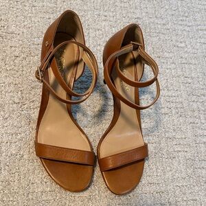 Ralph Lauren Ankle-Strap Leather Sandals - Women's